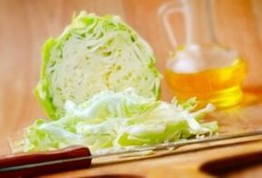 Repollo picado para ensalada